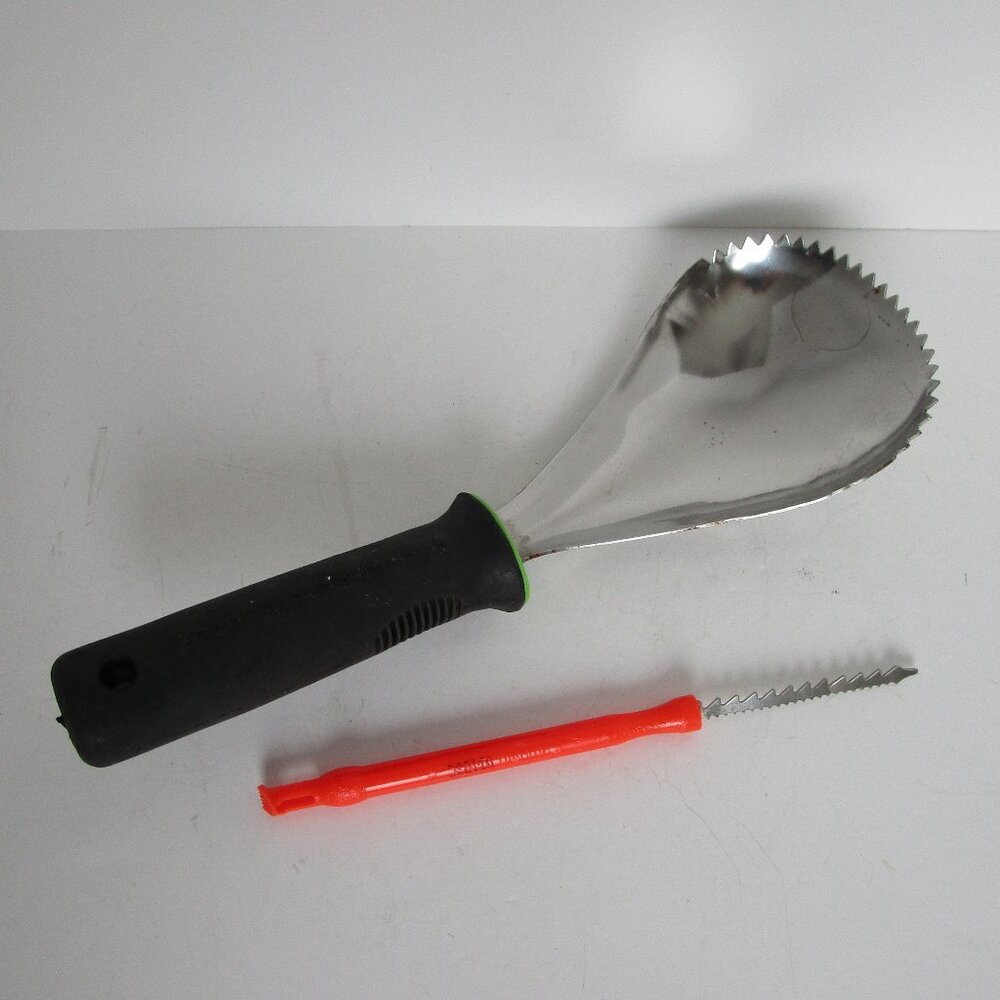 lot of pumpkin carving tools